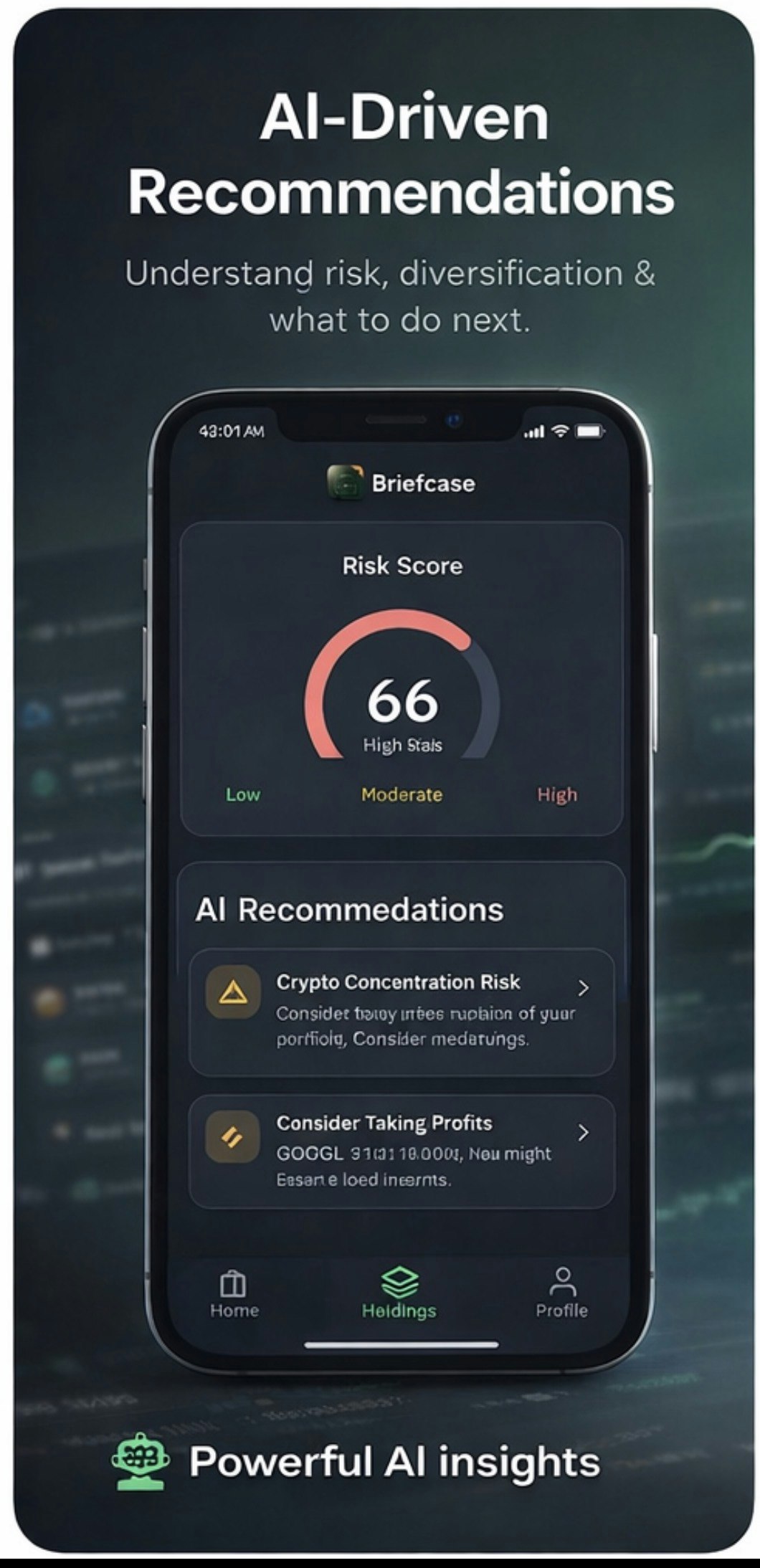 BriefcaseApp - Main product screenshot demonstrating key features and user interface