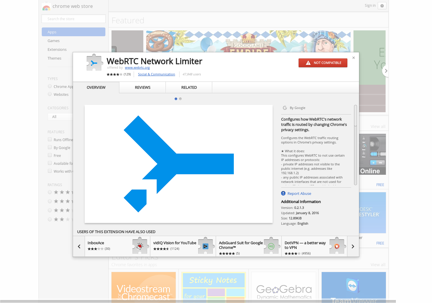WebRTC Network Limiter gallery image