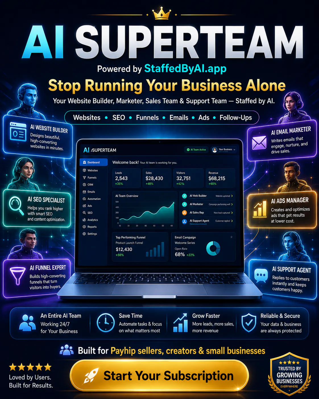AI SUPERTEAM by StaffedByAI gallery image