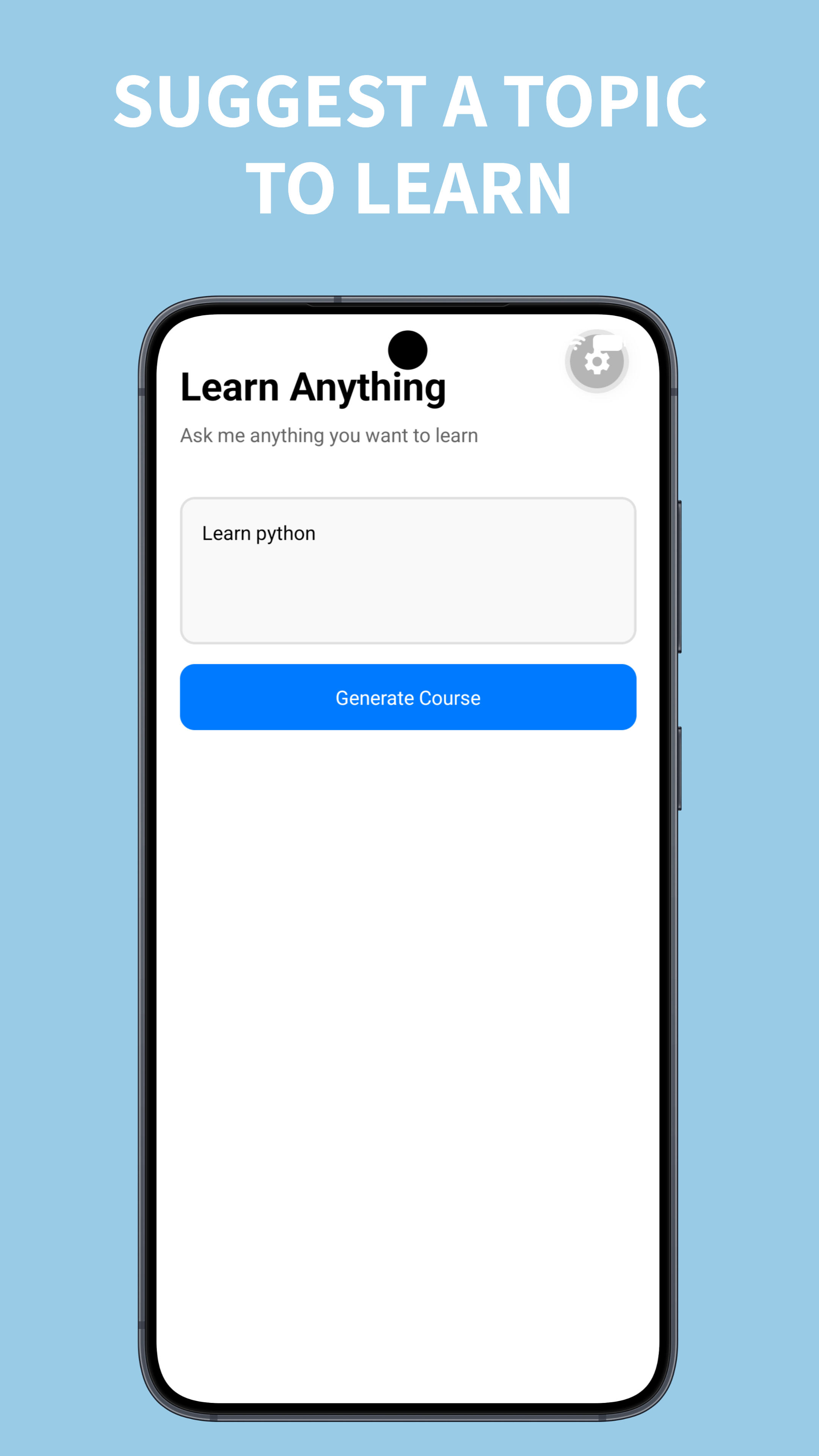 Learn anything: AI Tutor gallery image