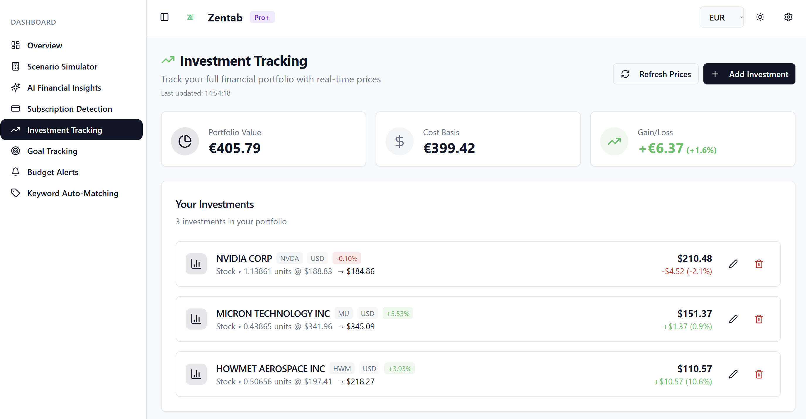 ZenTab - Screenshot 3 showing product features and functionality