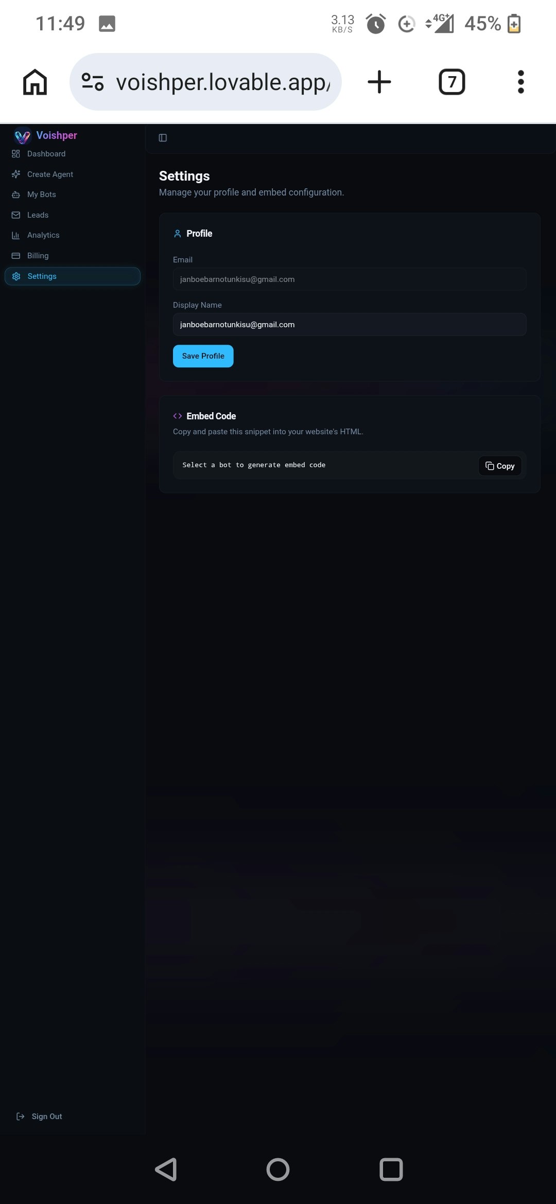 Voishper gallery image