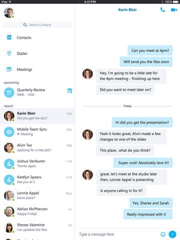 Skype for Business gallery image