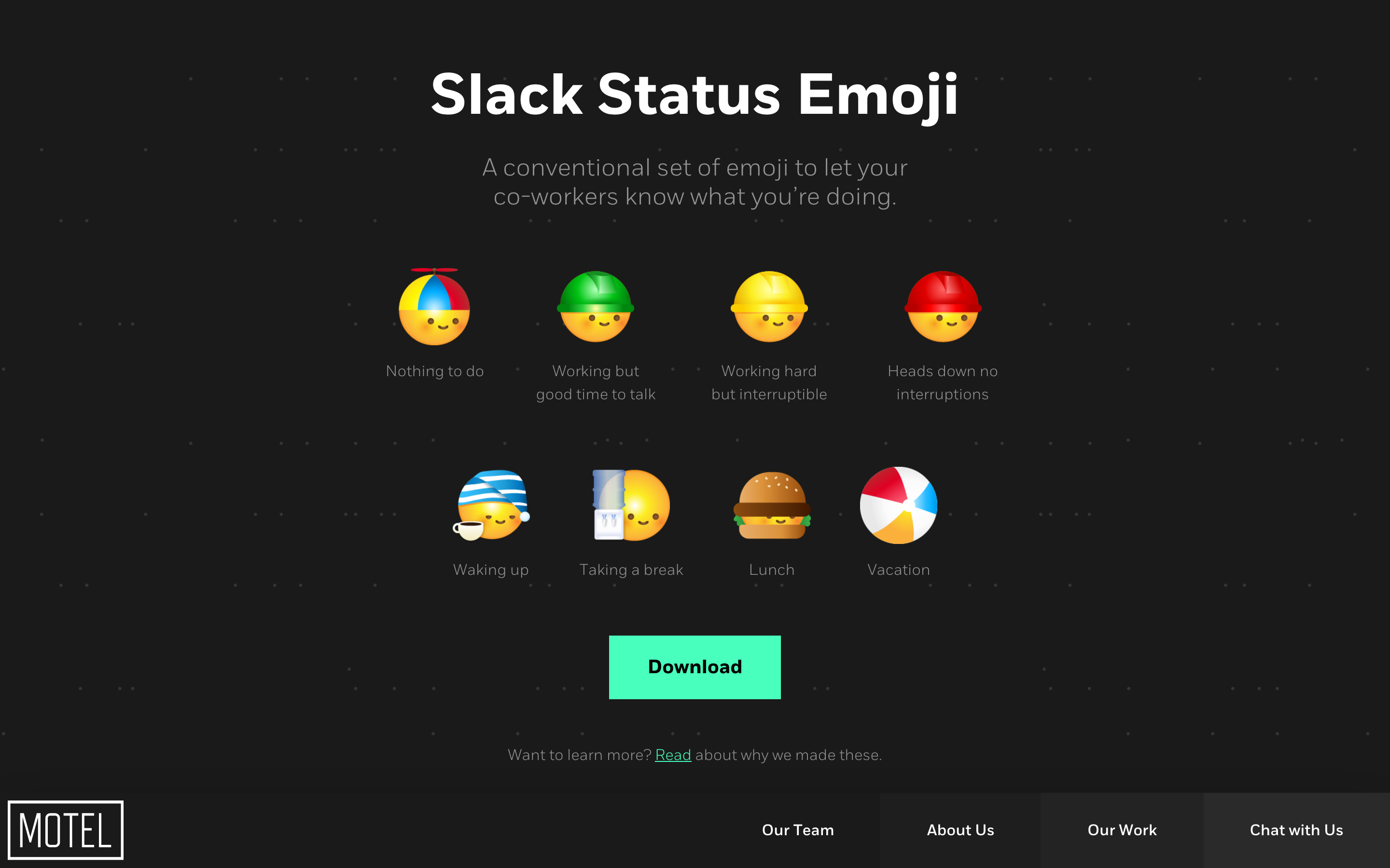 slack status update bot