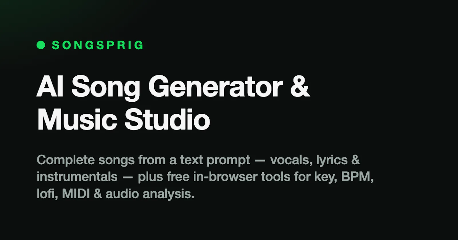 SongSprig screenshot 1