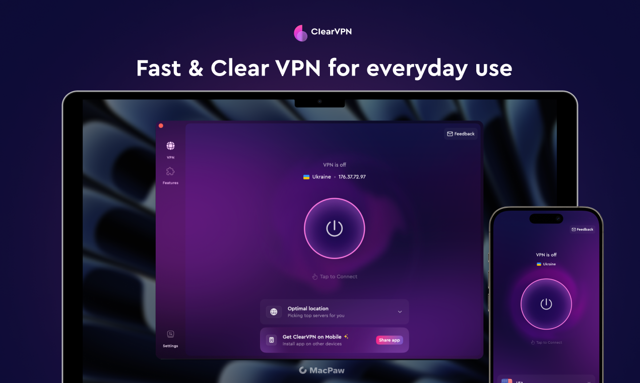 startuptile ClearVPN-One-tap secure VPN for all your online journeys