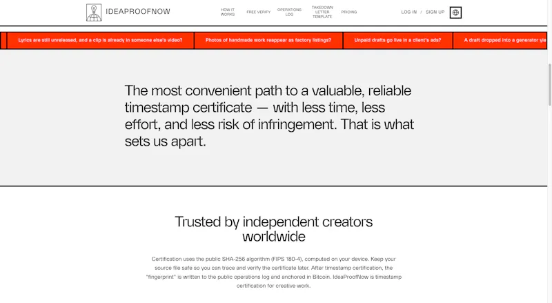IdeaProofNow screenshot 2