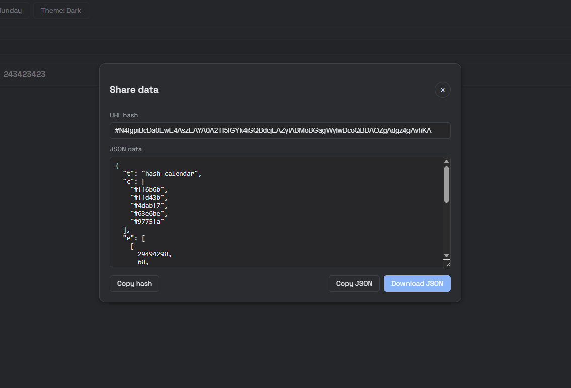 Hash Calendar gallery image