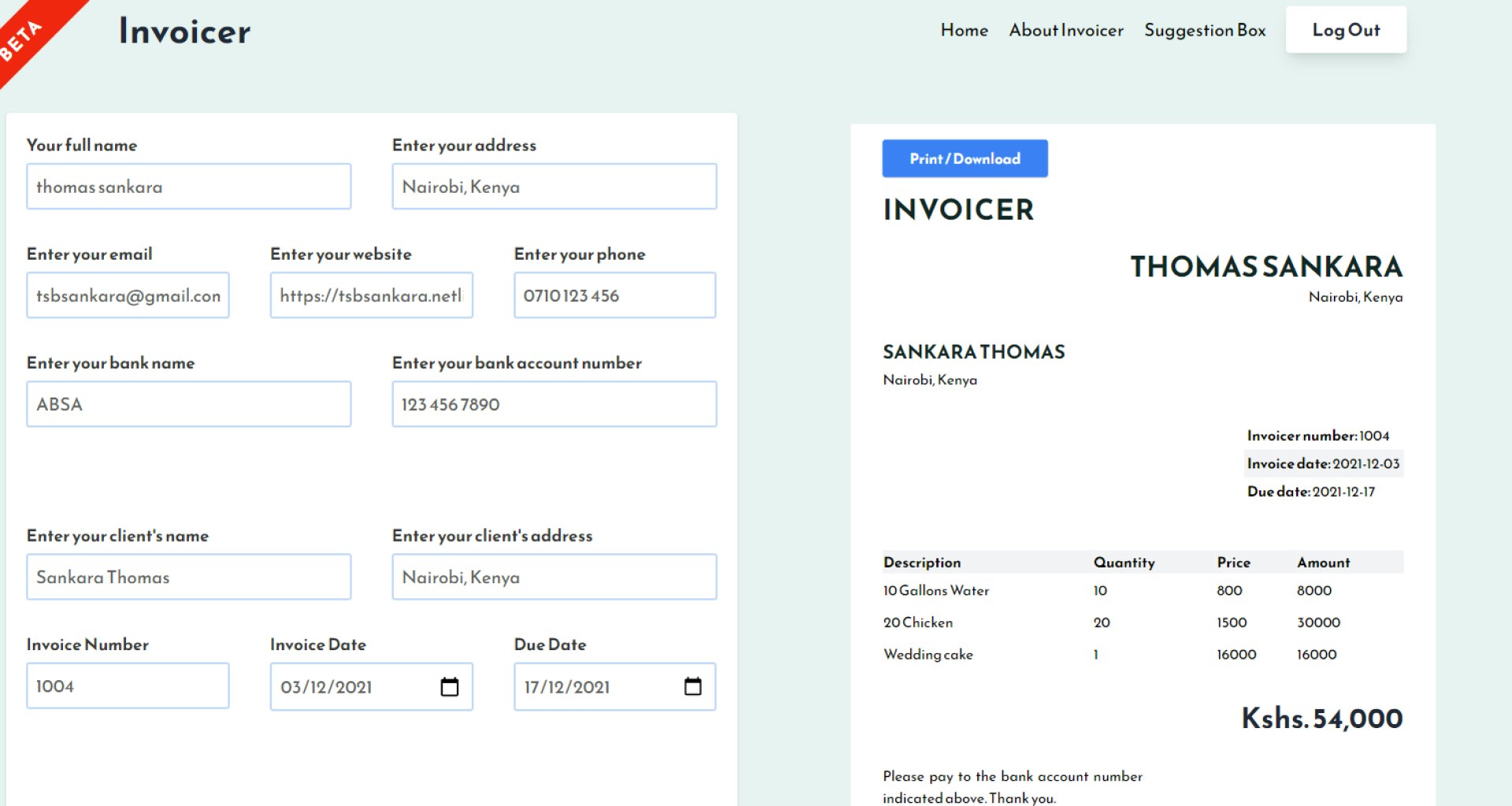 Invoicer gallery image