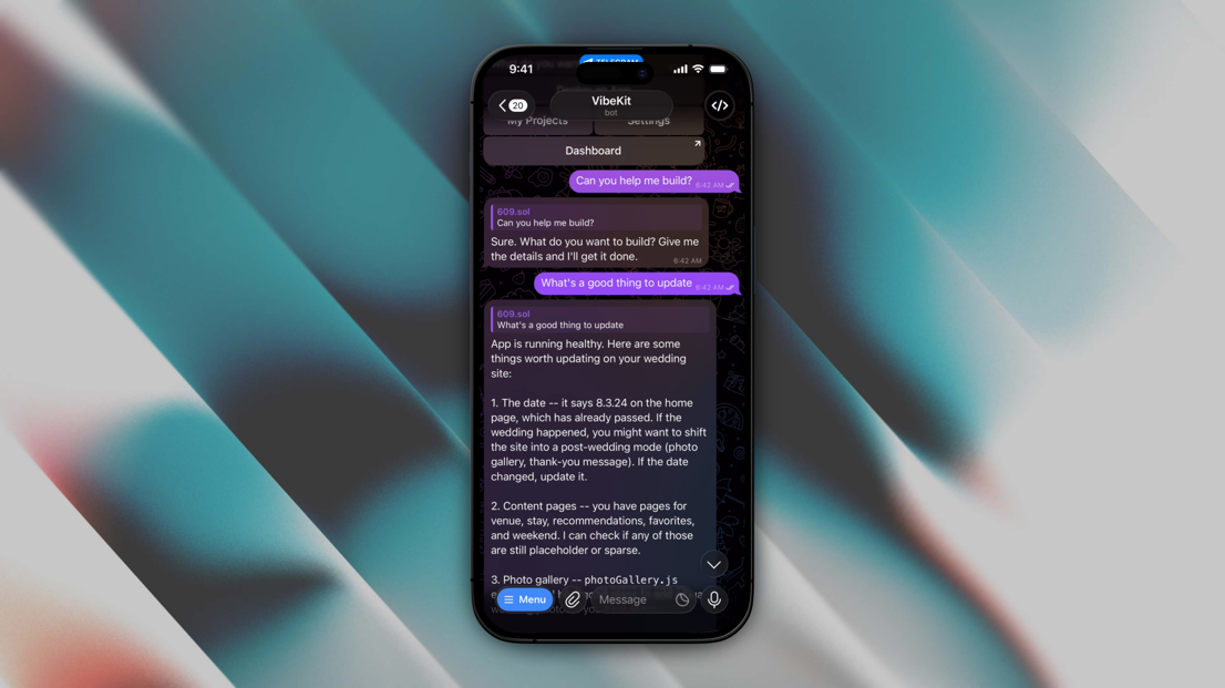 VibeKit - Screenshot 2 showing product features and functionality