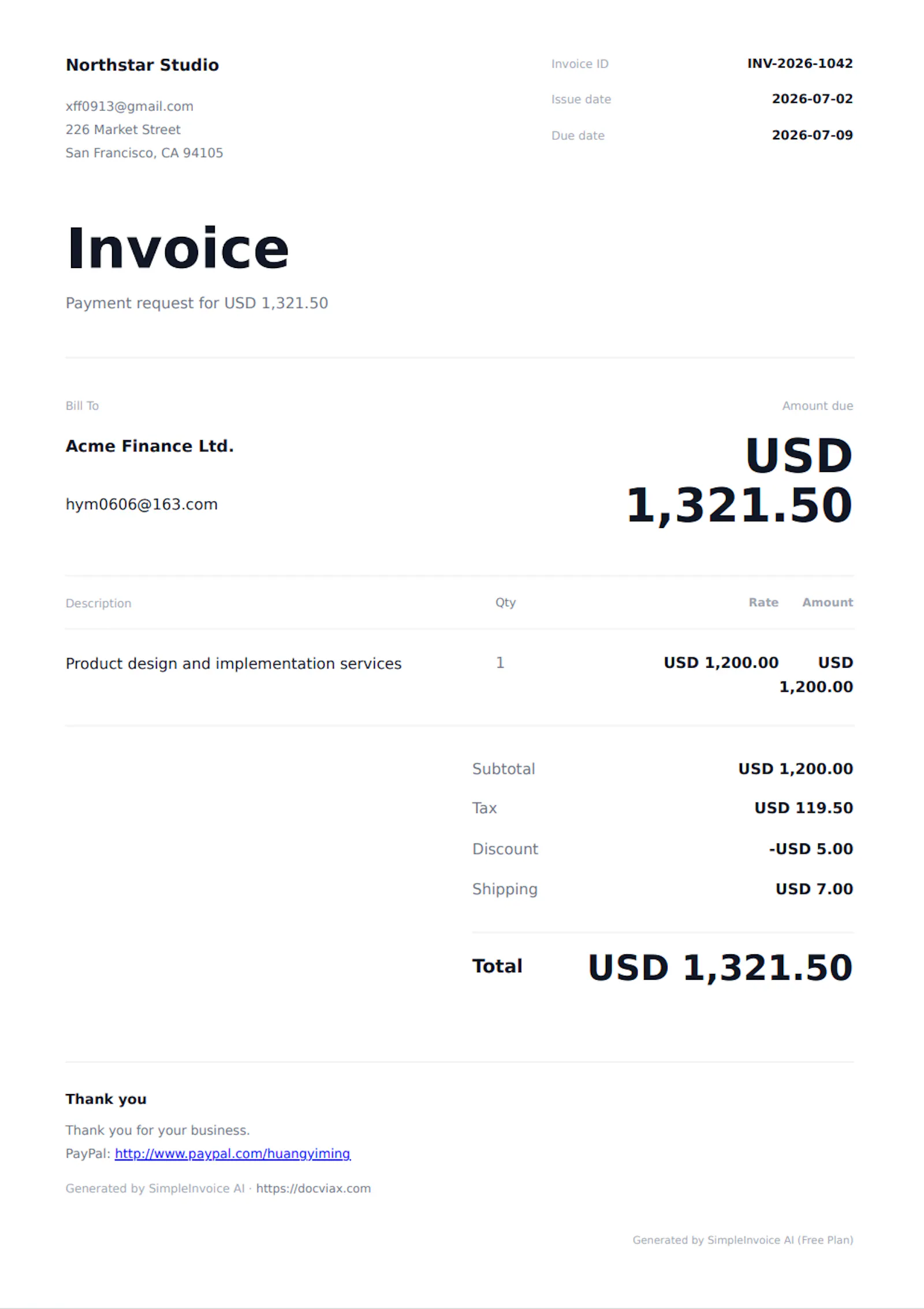Docviax – Cashflow OS for Freelancers screenshot 1