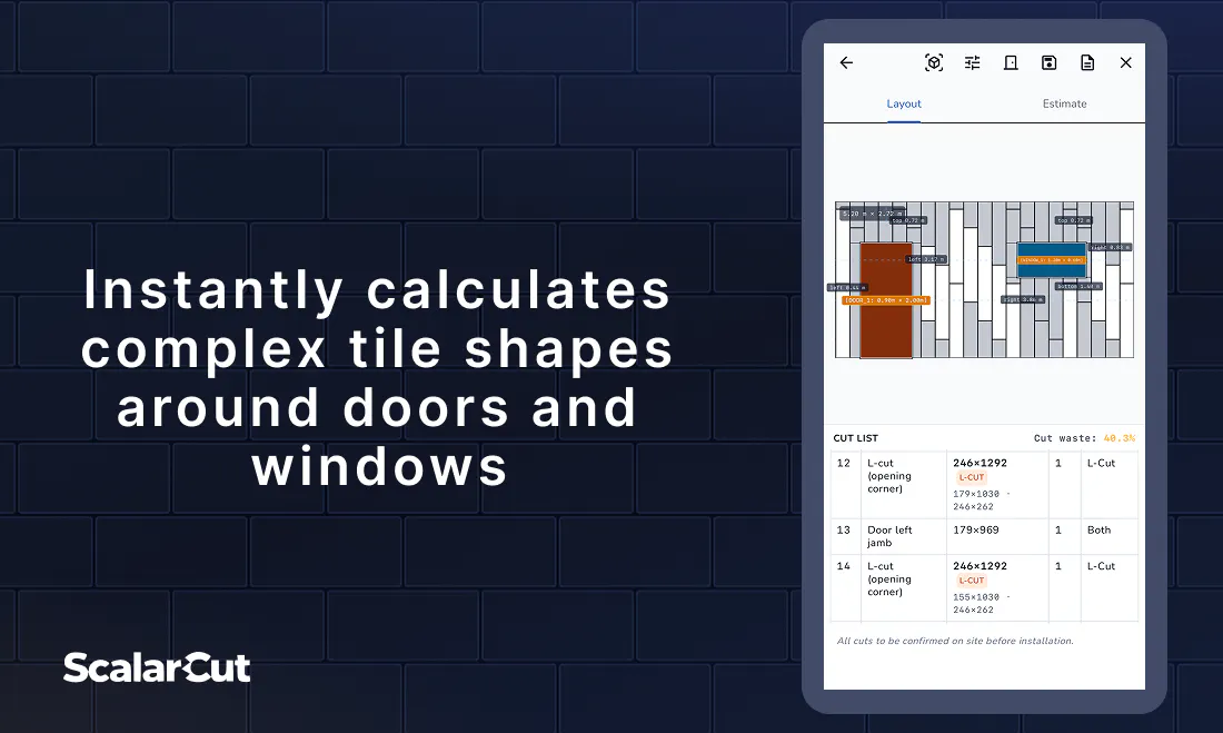 Scalarcut; Tile Layout Planner gallery image