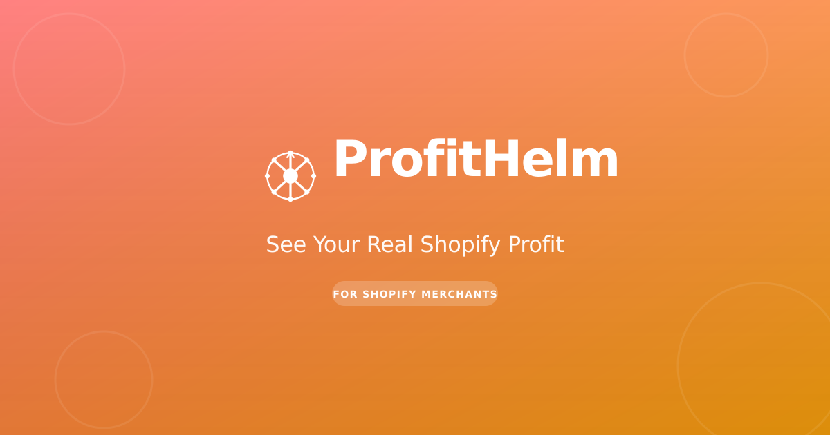ProfitHelm - Main product screenshot demonstrating key features and user interface