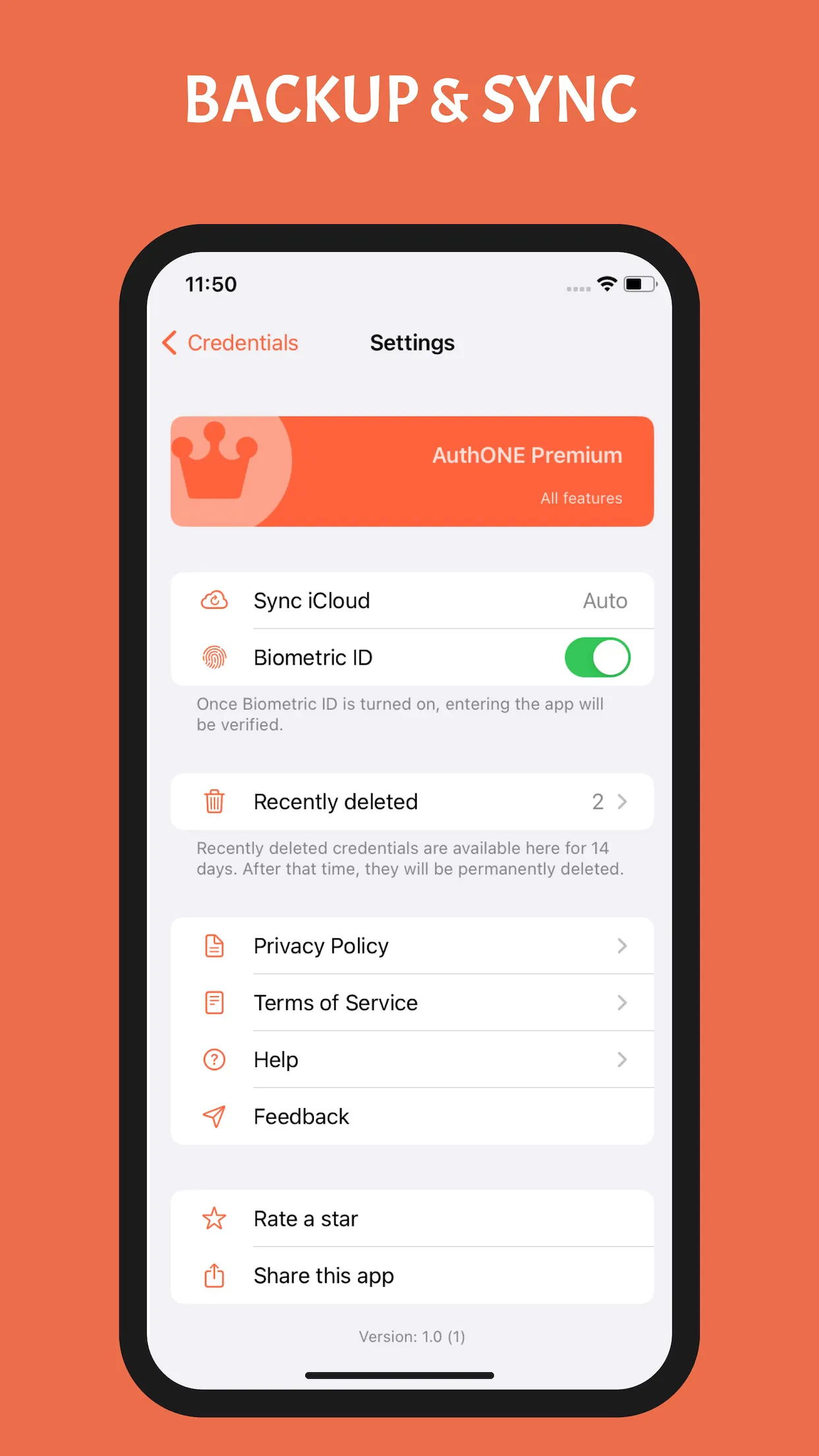 AuthONE Authenticator gallery image