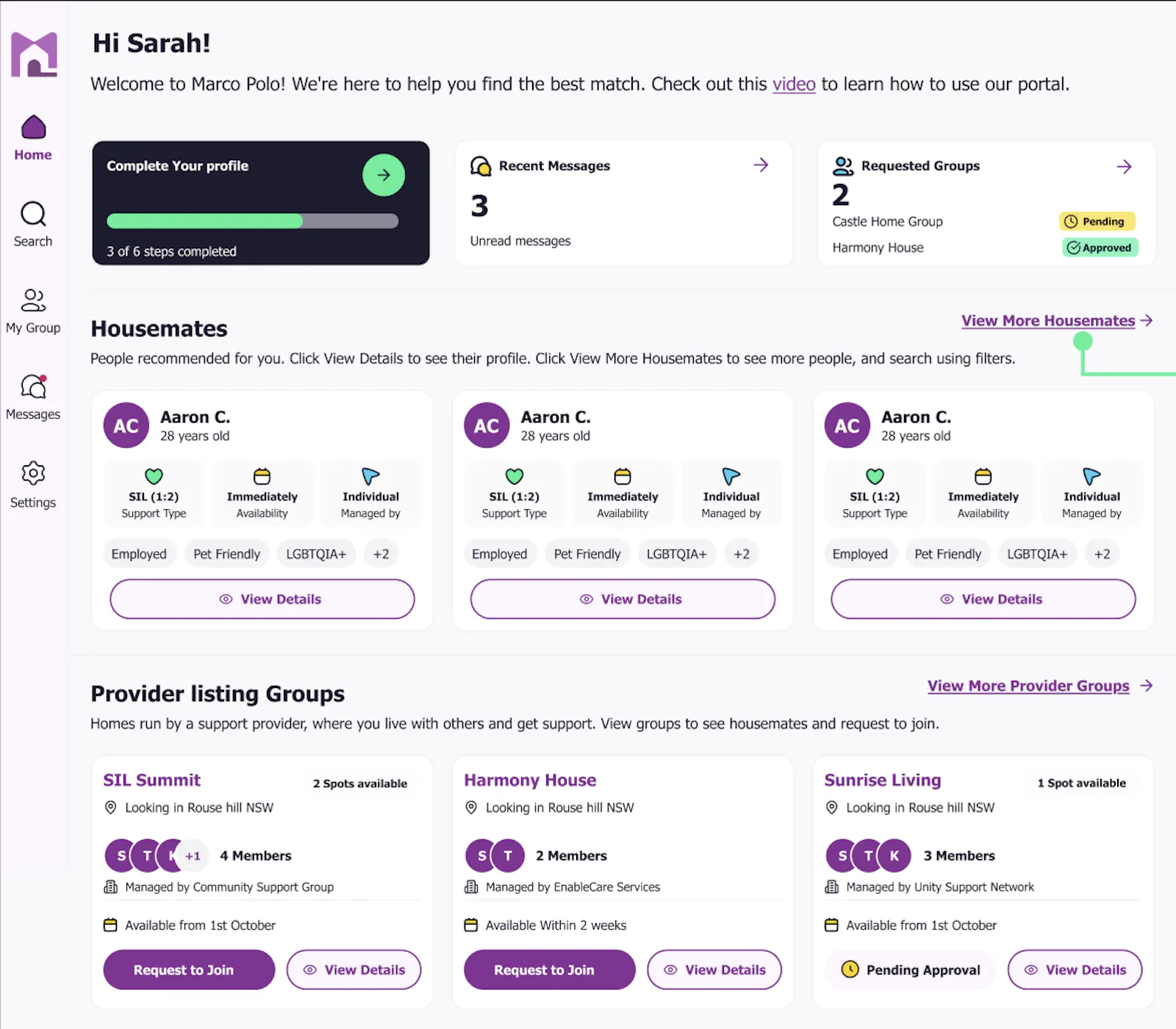 Marco Polo Portal screenshot 4