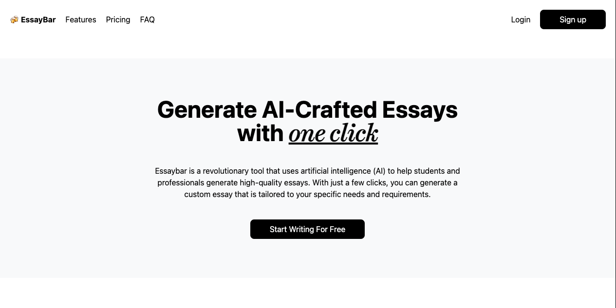 ai essay generator