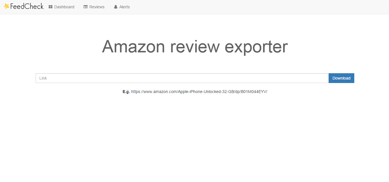 Amazon review exporter