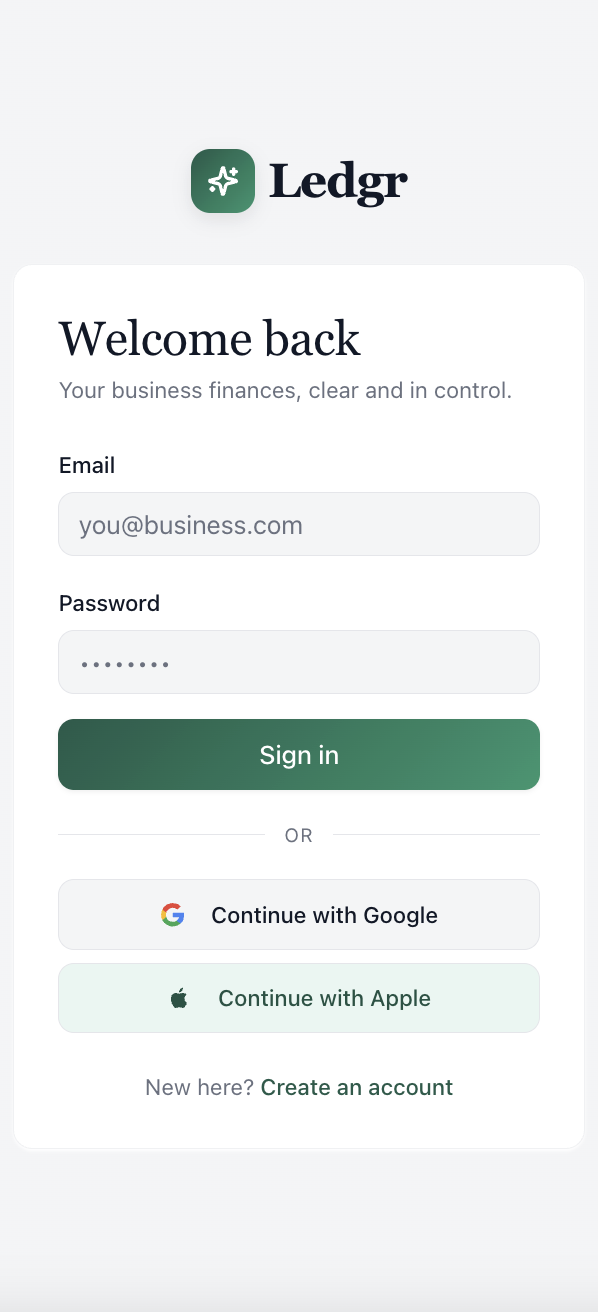 Ledgr gallery image
