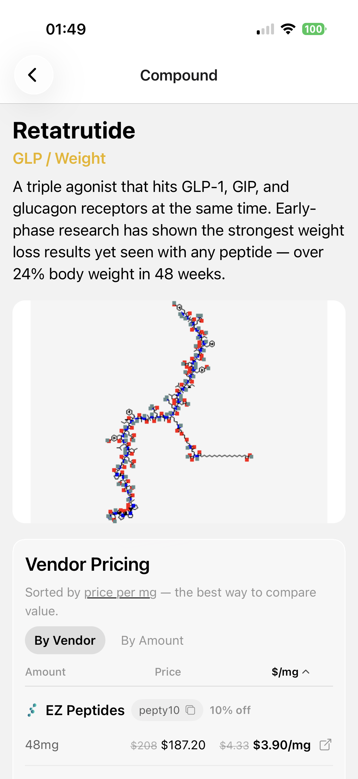 Pepty - The Peptide App gallery image