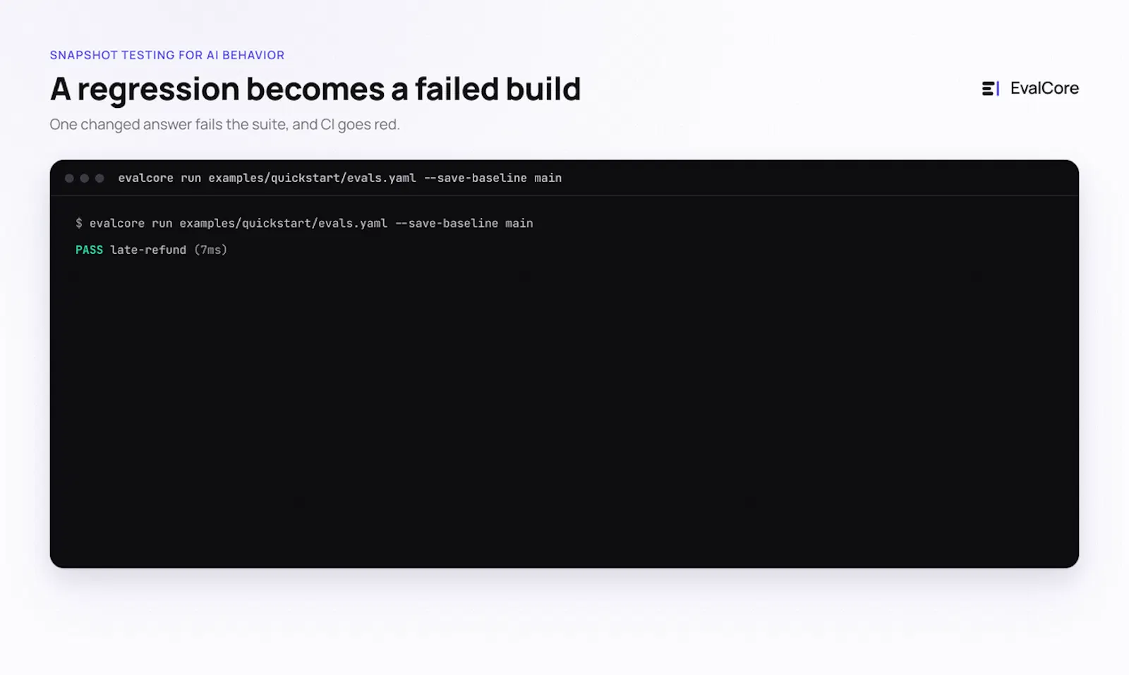 EvalCore screenshot 2
