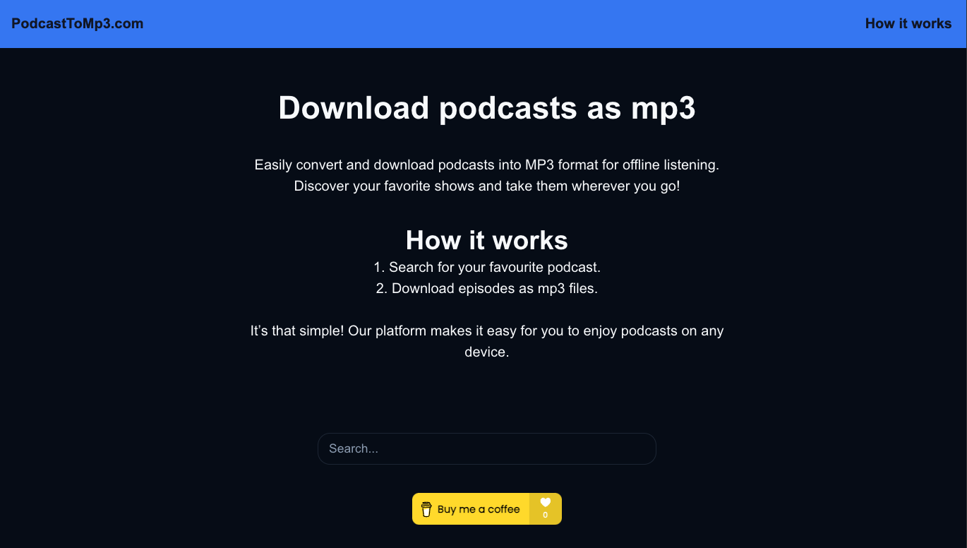 Media Podcasttomp3 - Muat turun podcast sebagai mp3 2