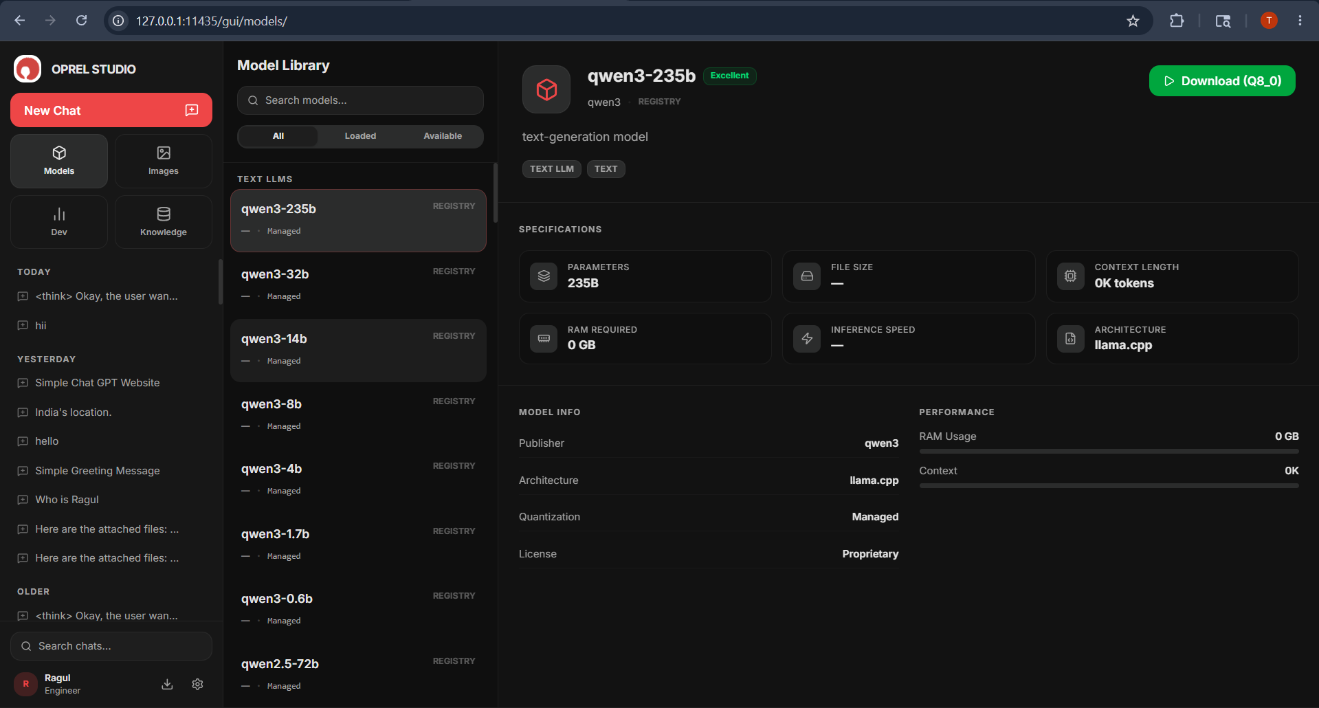 Oprel  v0.6.0 gallery image