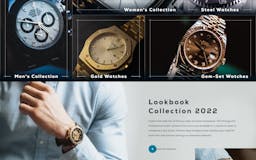 Luxury Watch Website Design media 2