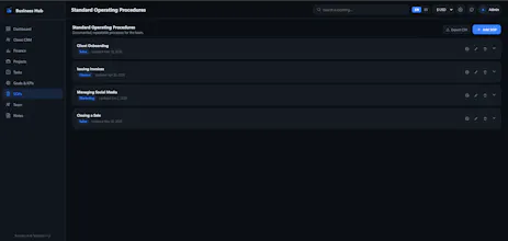 Business Hub All-in-One Dashboard gallery image
