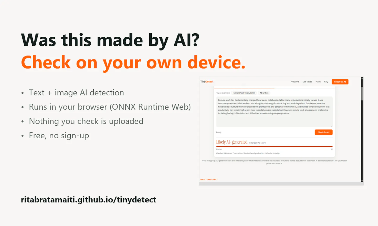 TinyDetect screenshot 1