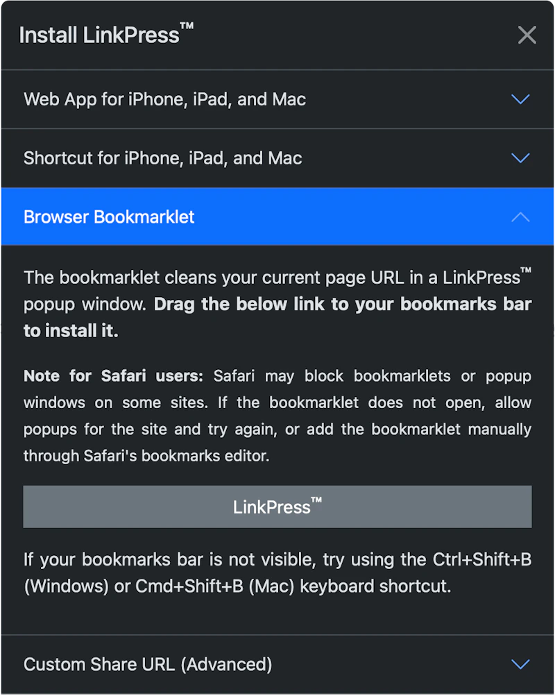 LinkPress screenshot 7