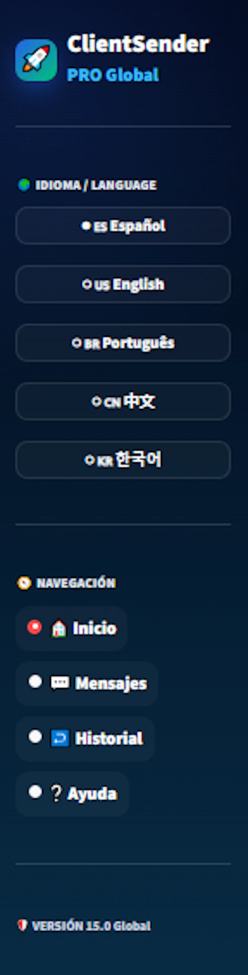 ClientSender PRO screenshot 2