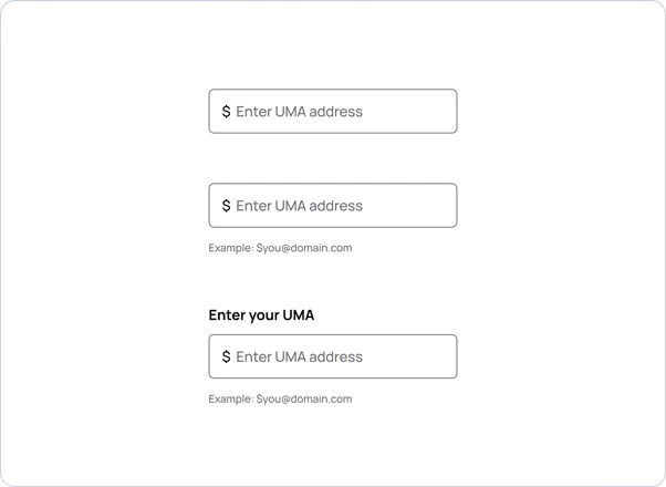 Universal Money Address gallery image