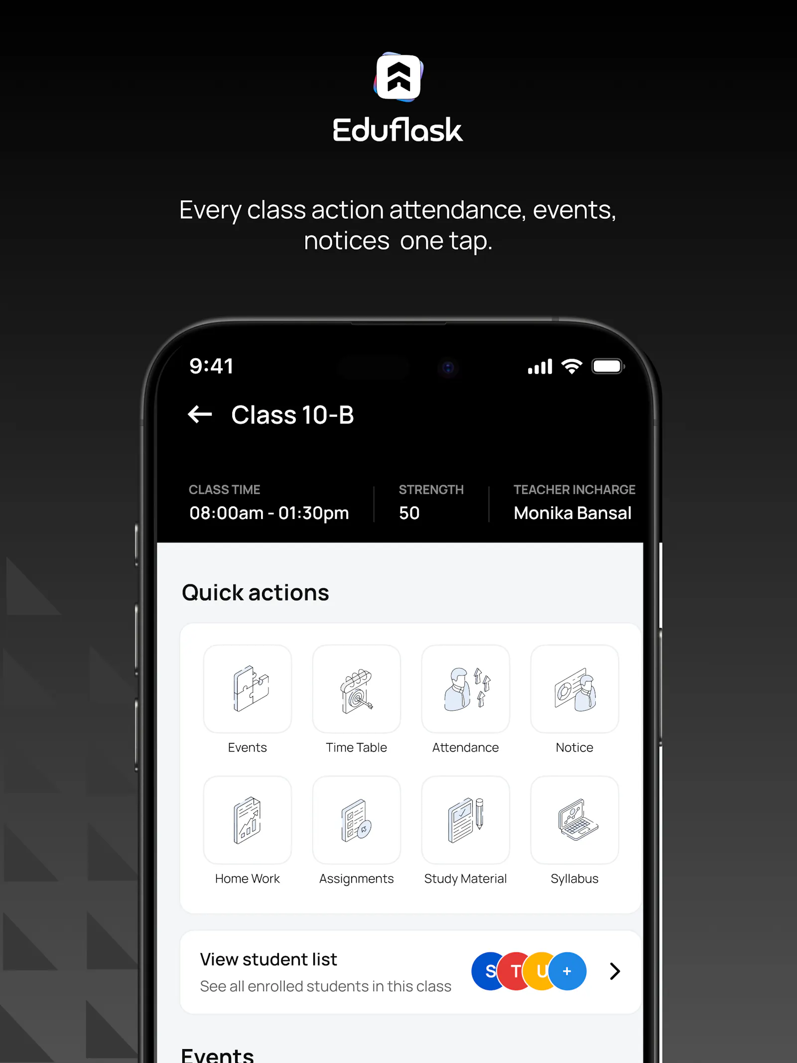 Eduflask screenshot 1