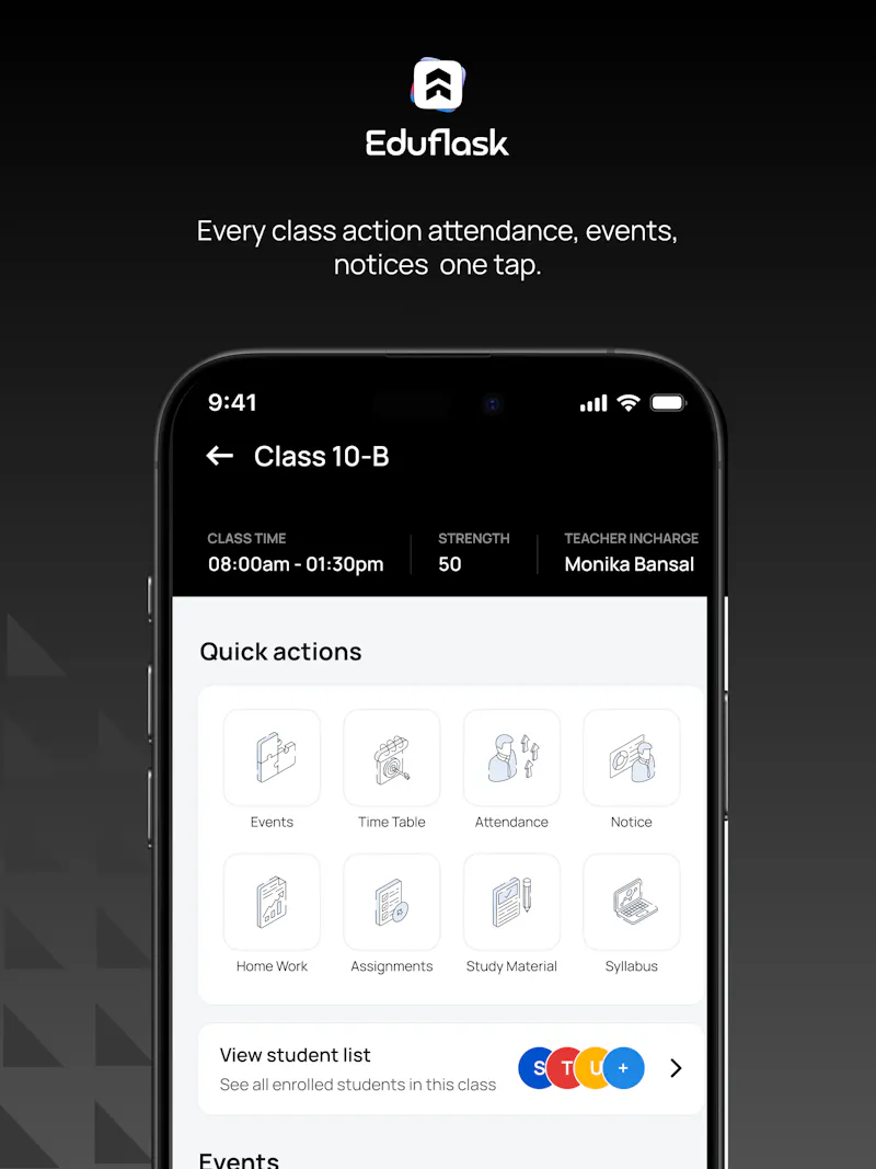 Eduflask screenshot 1