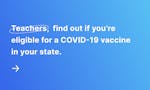 COVID-19 Vaccine Tracker for Teachers image