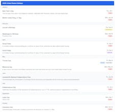 VIPCalendar丨Free Printable Calendar gallery image