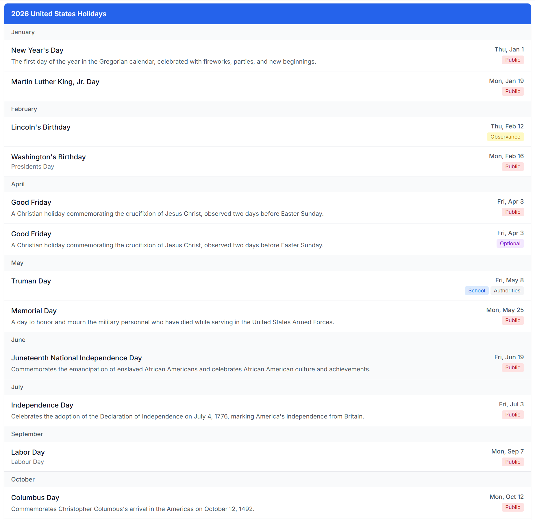 VIPCalendar丨Free Printable Calendar - Screenshot 2 showing product features and functionality