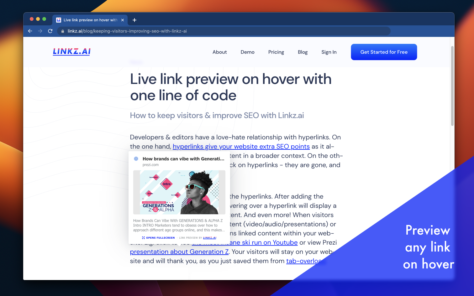 Linkz.ai 2.0 मीडिया 3