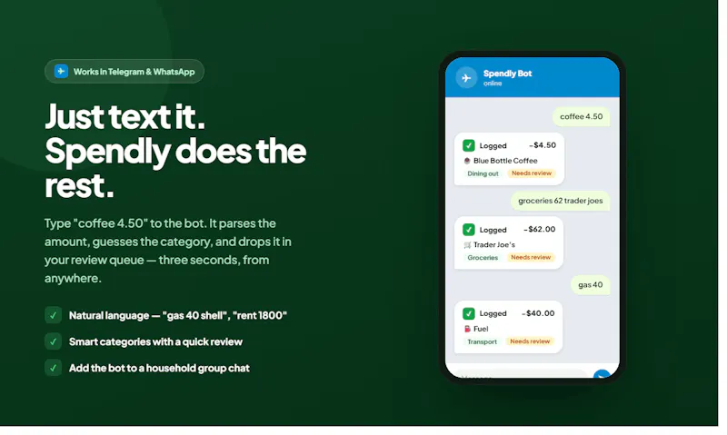 Spendly screenshot 2