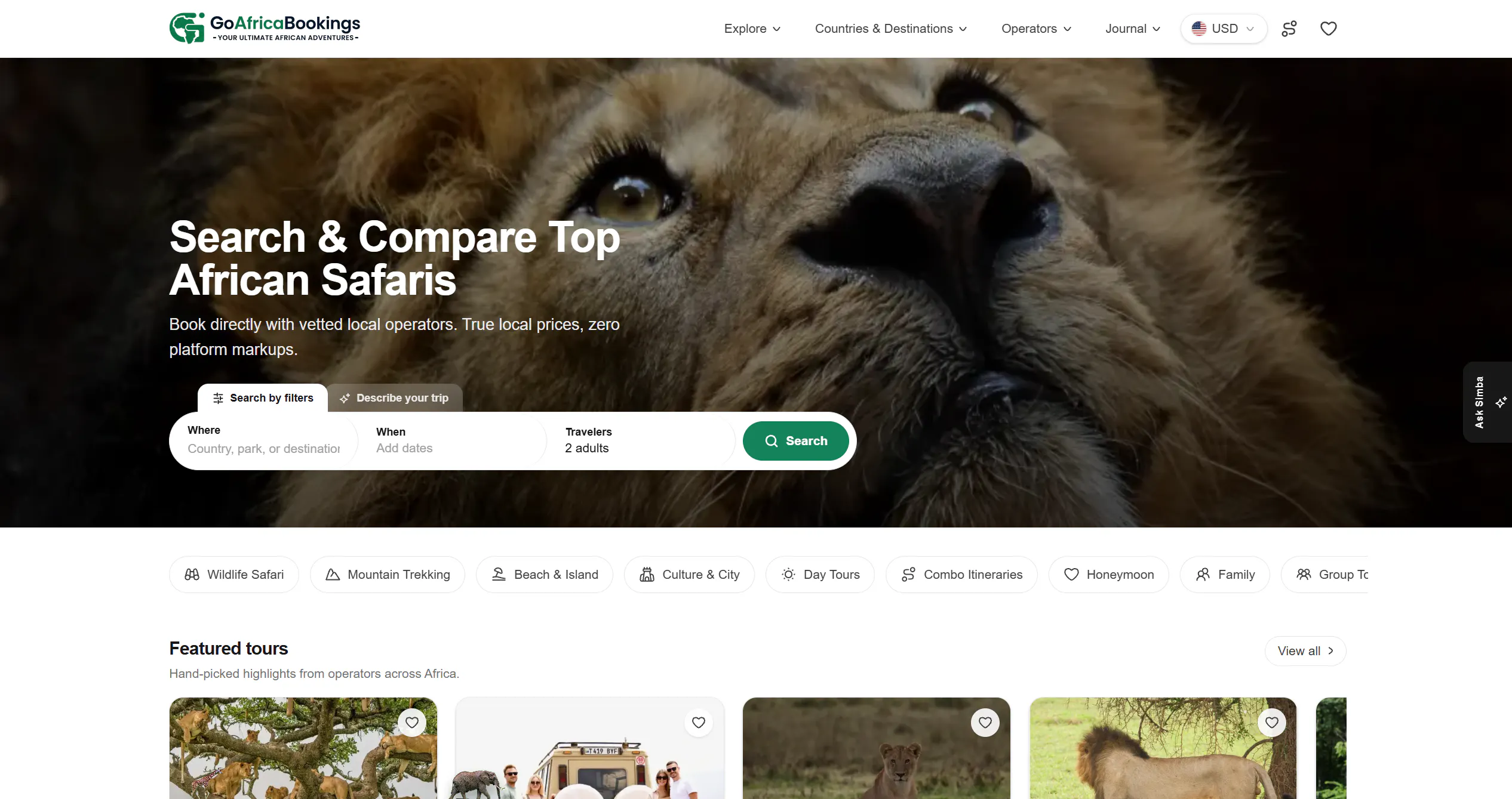 GoAfricaBookings screenshot 2