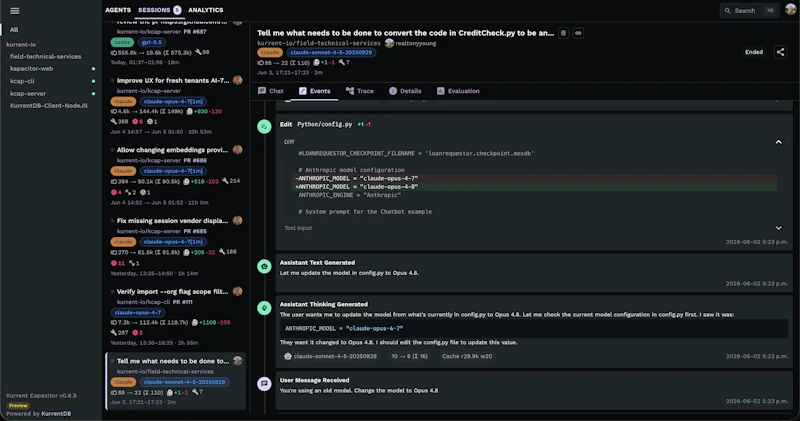 Capacitor screenshot 1