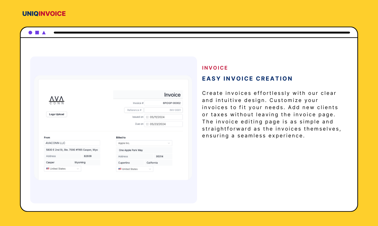 UniqInvoice gallery image