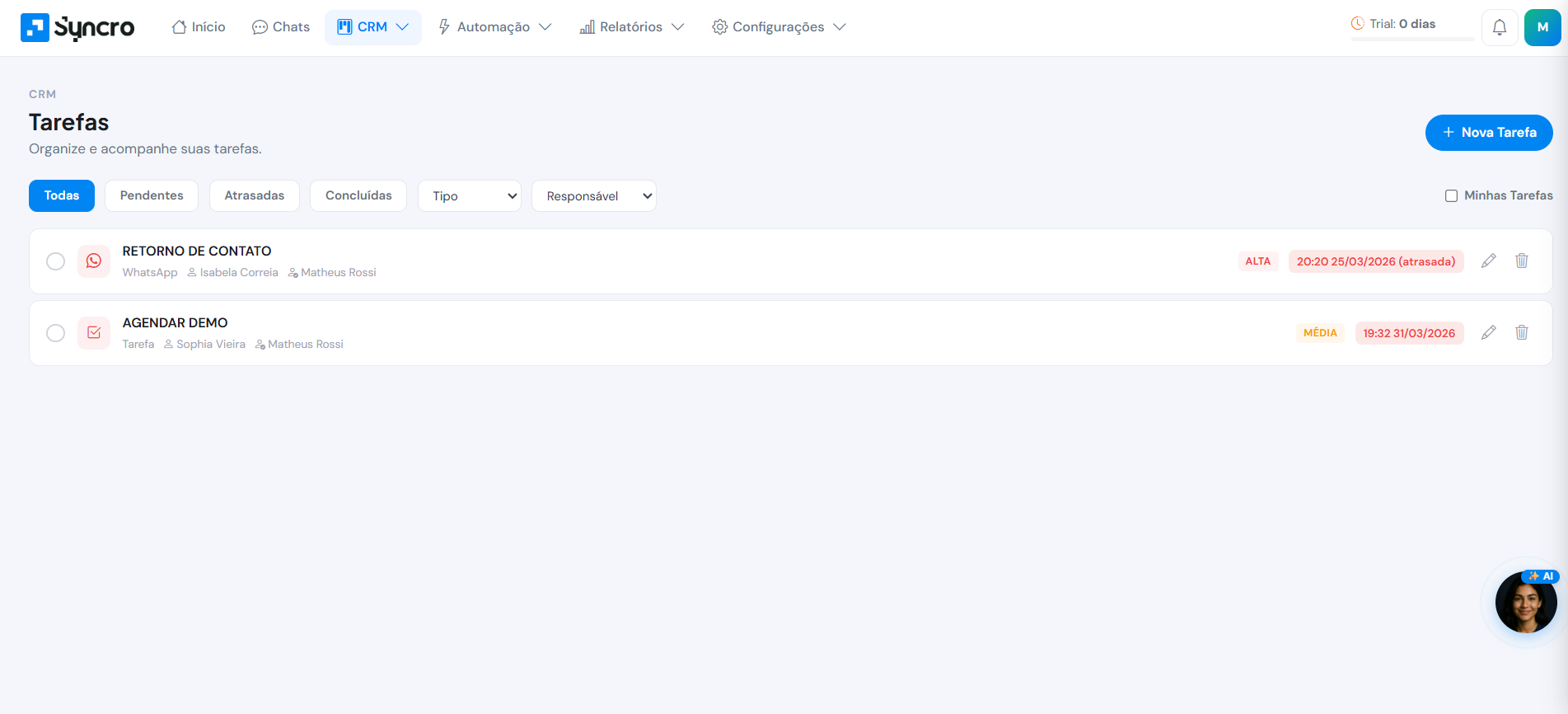 Syncro CRM gallery image