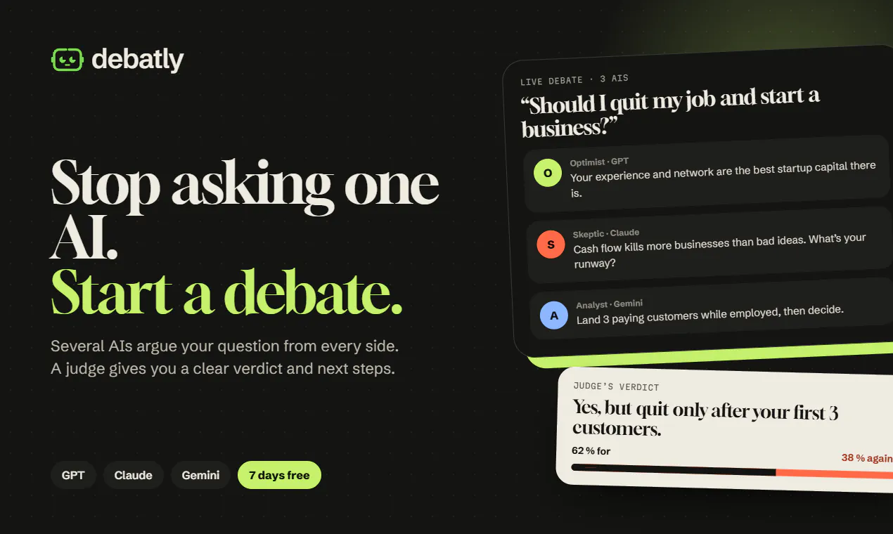 Debatly gallery image