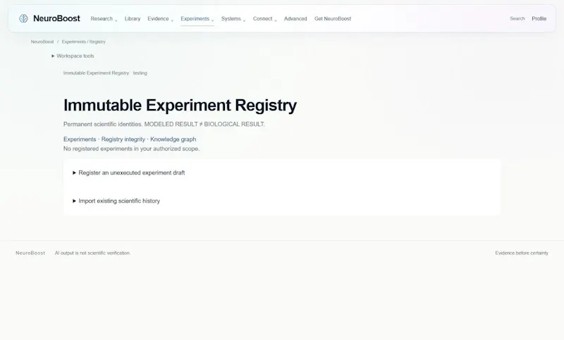 NeuroBoost · What does evidence support? screenshot 4