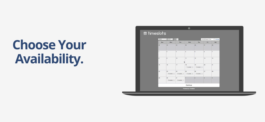 Timeslots gallery image