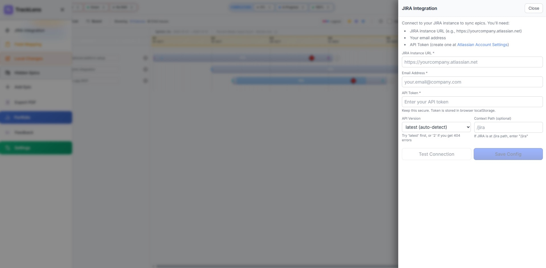 JIRA Epic Planning Dashboard - Screenshot 2 showing product features and functionality