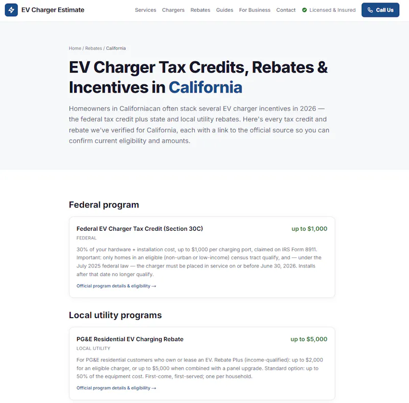 EV Charger Estimate screenshot 4