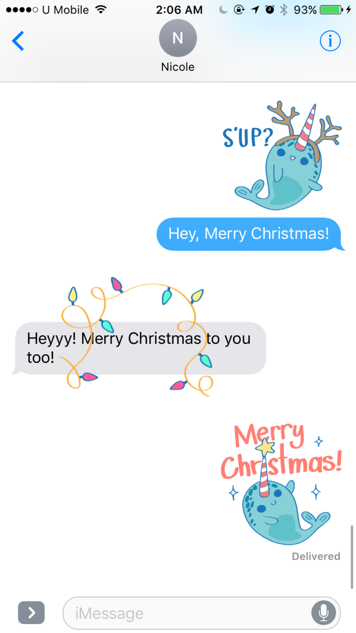 Dreamy the Narwhal Stickers gallery image