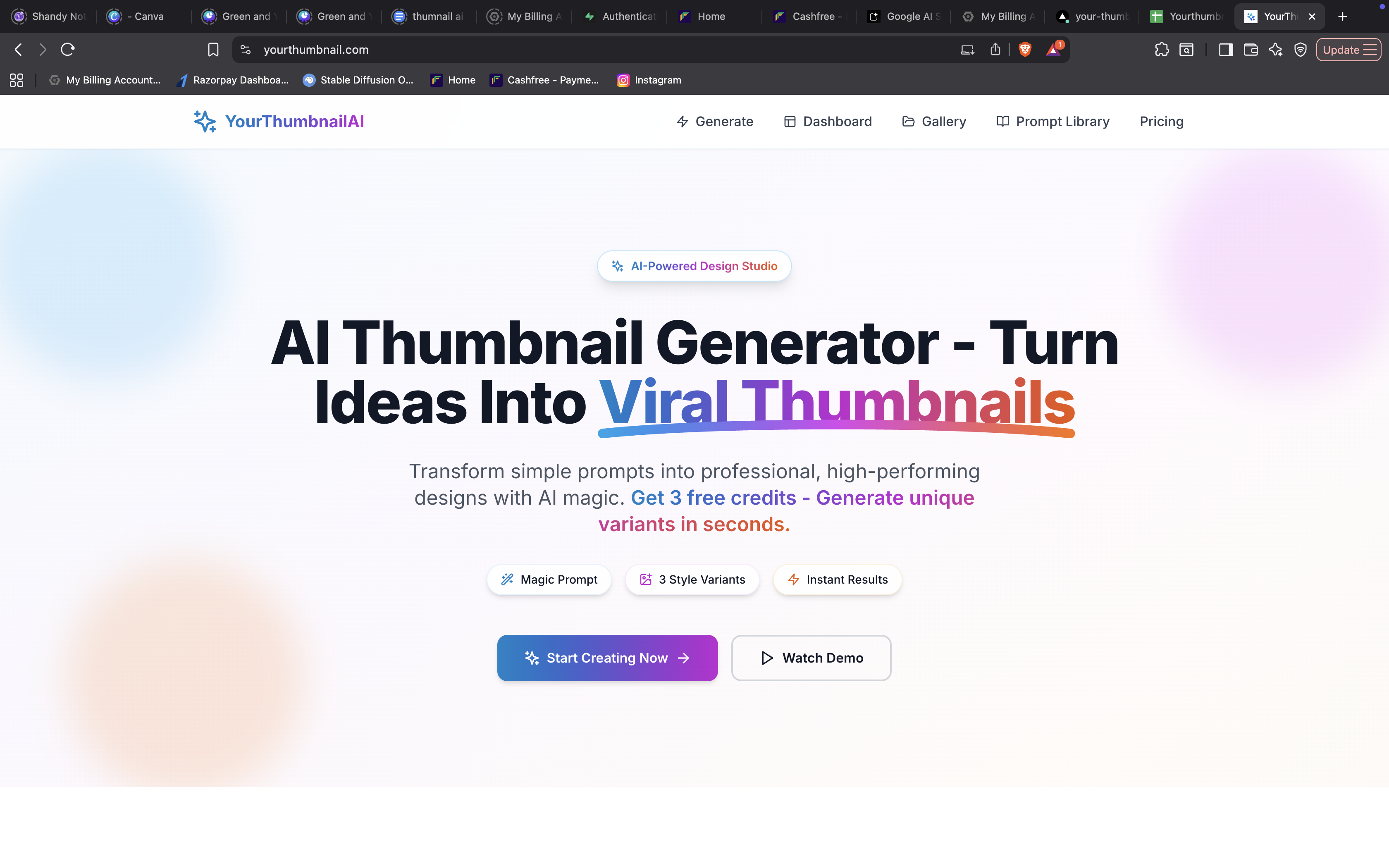 YourThumbnailAi gallery image